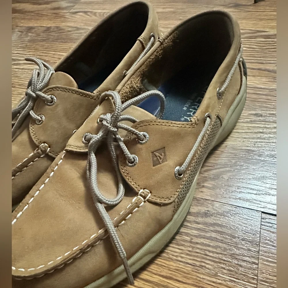 Sperry 0276308 Men's Intrepid Leather Boat Shoes Size 11.5
